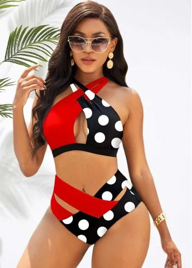 multi-tone wrap bikini - summababe