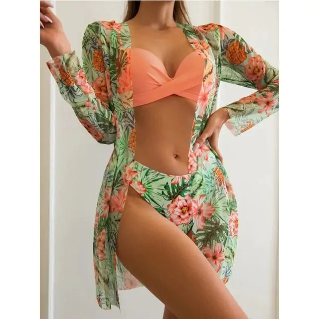 Don’t Wait – This Tropical Vibe Bikini Set is Selling Out Fast - summababe