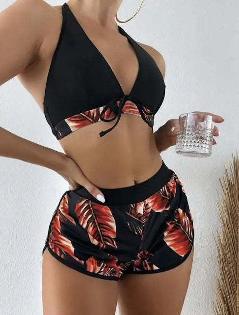 High Waist Bikini Set Swimwear - summababe