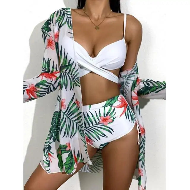 Three Pieces Bikini Set - summababe