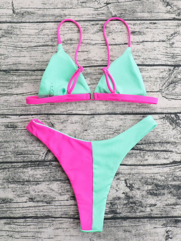 Make Waves: The Mint & Magenta Bikini That Even Rome Would Envy! - summababe