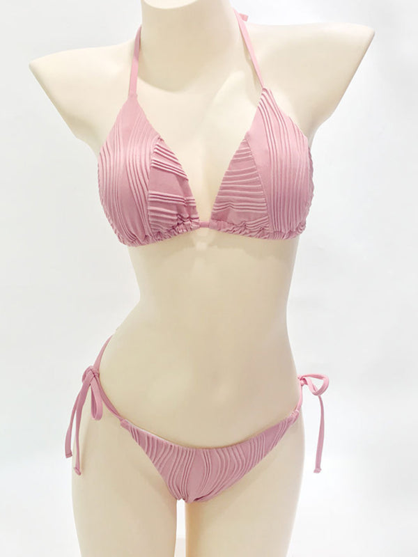 Exclusive Elegance: Pleated  Bikini - summababe