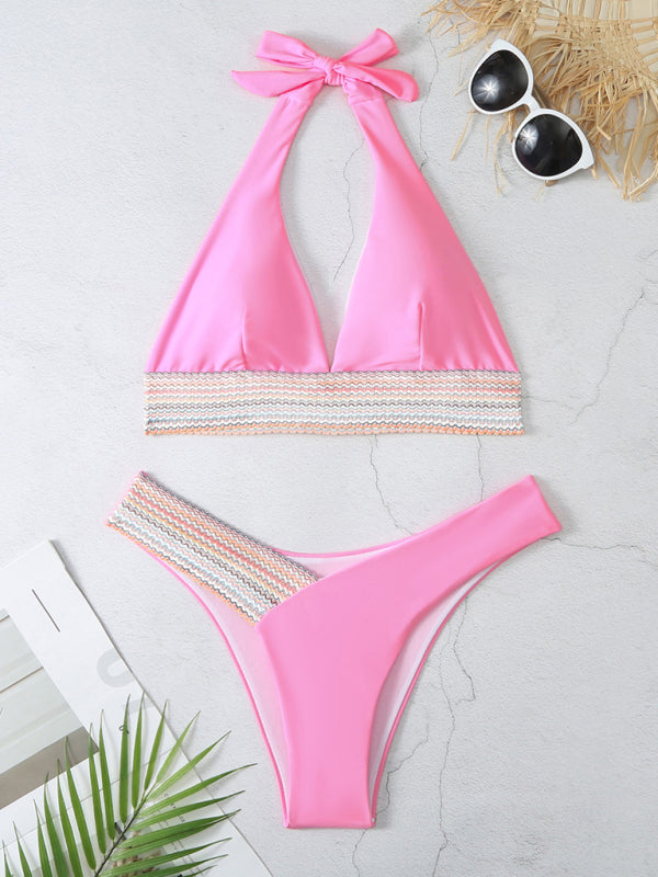 "Vibrant & Playful, Zig-Zag Bikini Perfection Bikini - summababe