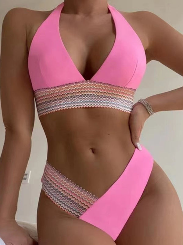 "Vibrant & Playful, Zig-Zag Bikini Perfection Bikini - summababe