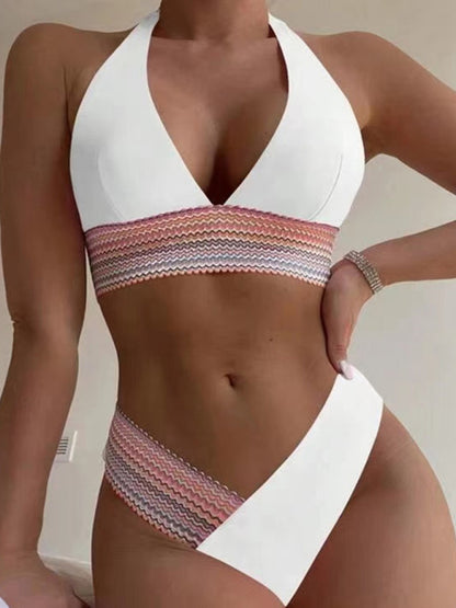 "Vibrant & Playful, Zig-Zag Bikini Perfection Bikini - summababe