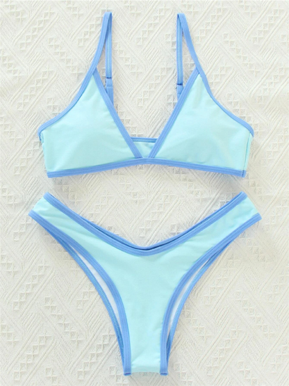 Hurry! This Hot Two-Tone Bikini is Selling Fast – Available in Multiple Colors - summababe