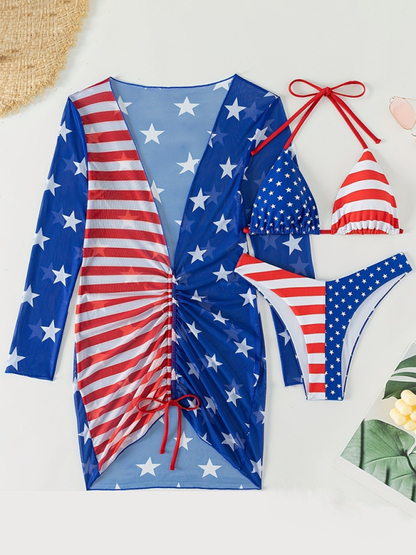 Own the Moment – Get Your Stars & Stripes bikini Set NOW Before It's Gone! - summababe