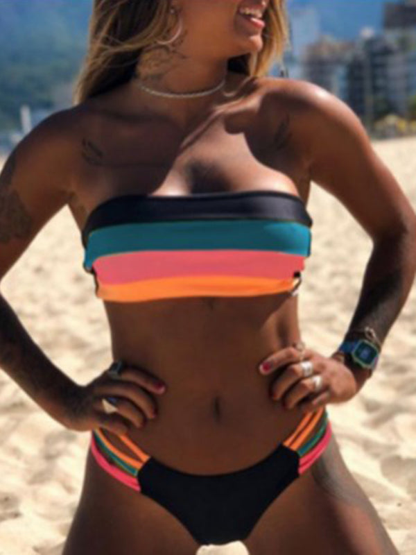 Rainbow Vibes Bikini – The Ultimate Summer Glow-Up! - summababe