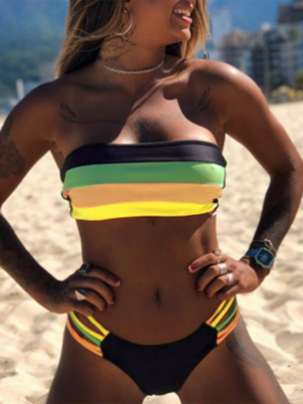 Rainbow Vibes Bikini – The Ultimate Summer Glow-Up! - summababe