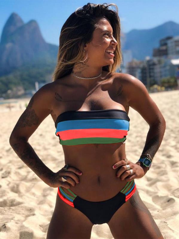 Rainbow Vibes Bikini – The Ultimate Summer Glow-Up! - summababe