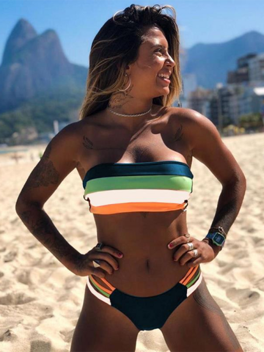 Rainbow Vibes Bikini – The Ultimate Summer Glow-Up! - summababe